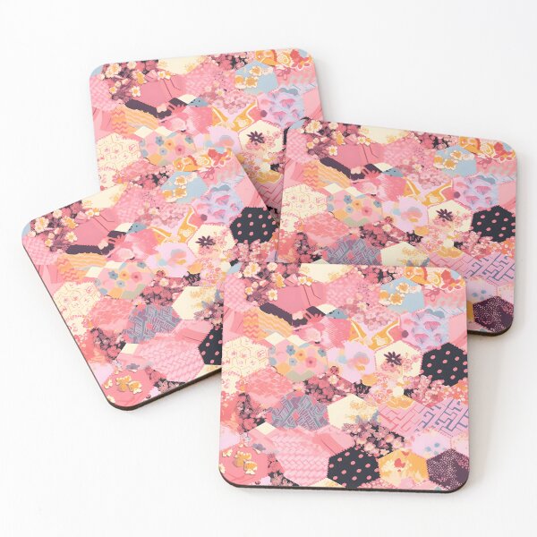 Artikelvorschau, Blossom Dots: Pink Polka Dot Floral entworfen und verkauft von Cosmic-Canvases.
