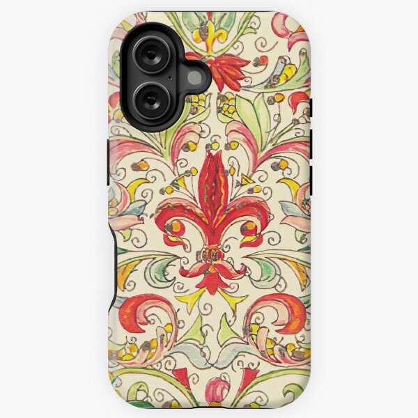 Aperçu de l'œuvre Papier Florentin Antique avec une Fleur de Lys créée et vendue par Pixelchicken.