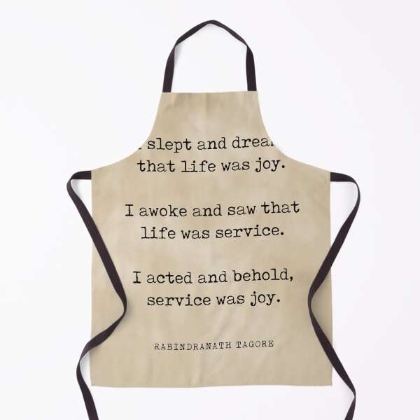 Item preview, Life is service, service is joy - Rabindranath Tagore Quote - Literature, Typewriter Print - Vintage designed and sold by Studio Grafiikka.