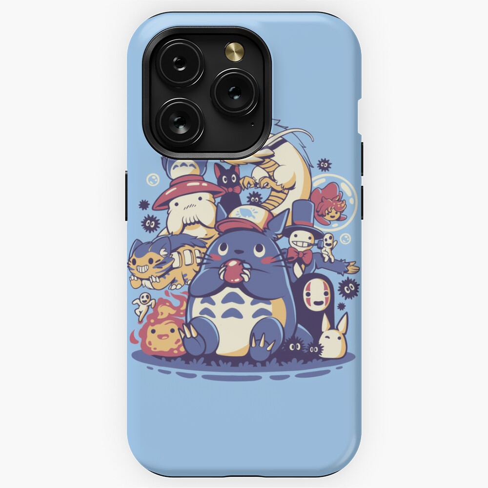 For Mobile Phone TPU Back Case Cover Studio Ghibli Cartoon