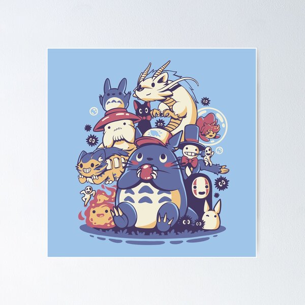 A3 Studio Ghibli My Neighbour Totoro Art Poster Print SGM01 BUY 2 GET 3RD  FREE