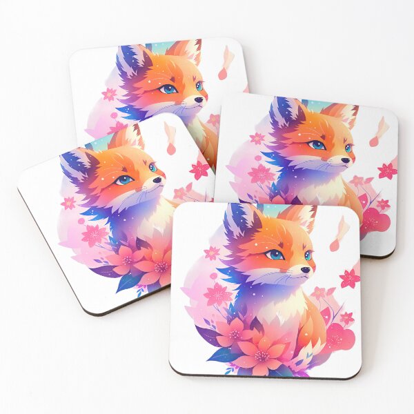 Item preview, Cute Colorful Fox designed and sold by cece4410.