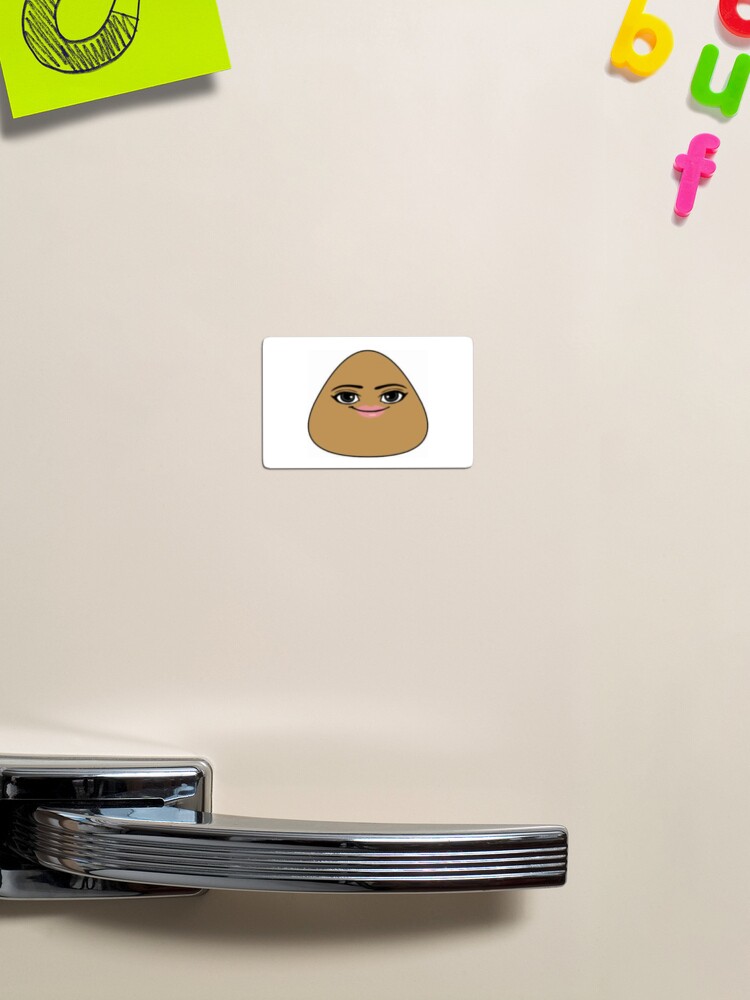 Pou Roblox Face Magnet for Sale by Kirboos