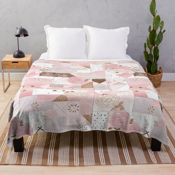 Artikelvorschau, Rosy Geometry: Rose Gold Boho Chic entworfen und verkauft von Cosmic-Canvases.