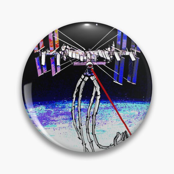 Item preview, Beware the Space Station Robots designed and sold by Grazer-Art.