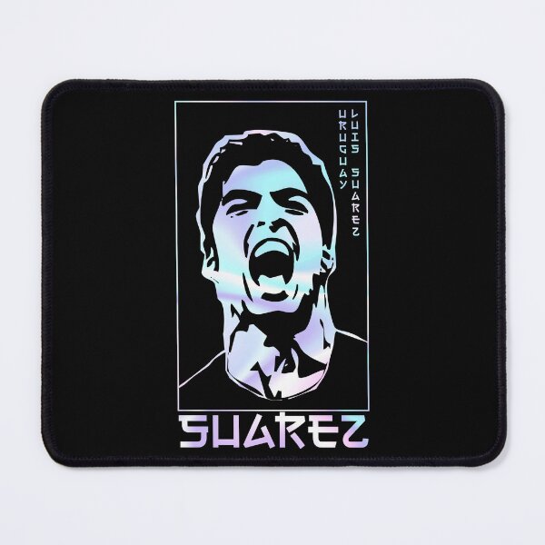 Item preview, Luis Suarez holographic Style Portrait art illustration designed and sold by 442workshop.