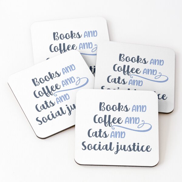 Item preview, Books And Coffee And Cats And Social Justice designed and sold by beefrancky.