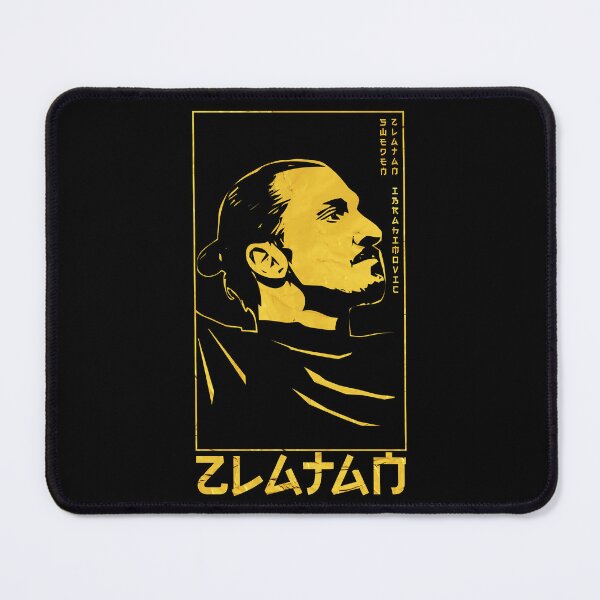 Item preview, Zlatan Ibrahimovic Golden Style Portrait art illustration designed and sold by 442workshop.