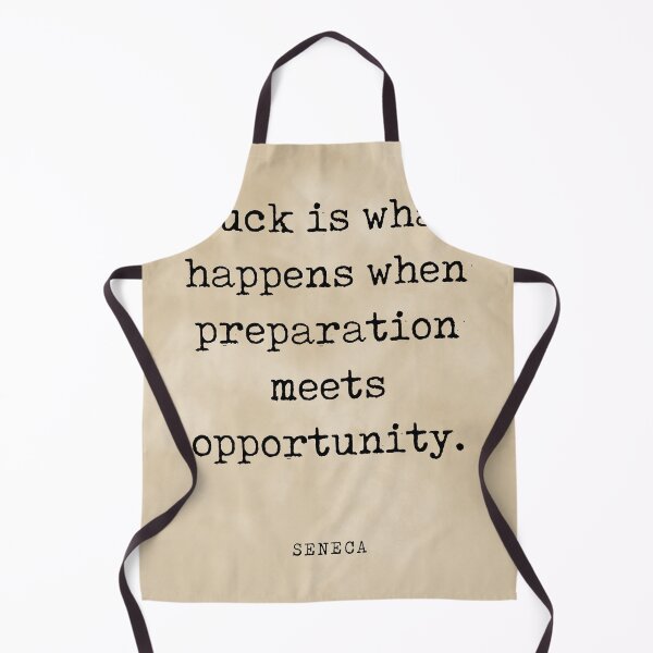 Item preview, Preparation meets opportunity - Seneca Quote - Literature - Typewriter Print - Vintage designed and sold by Studio Grafiikka.