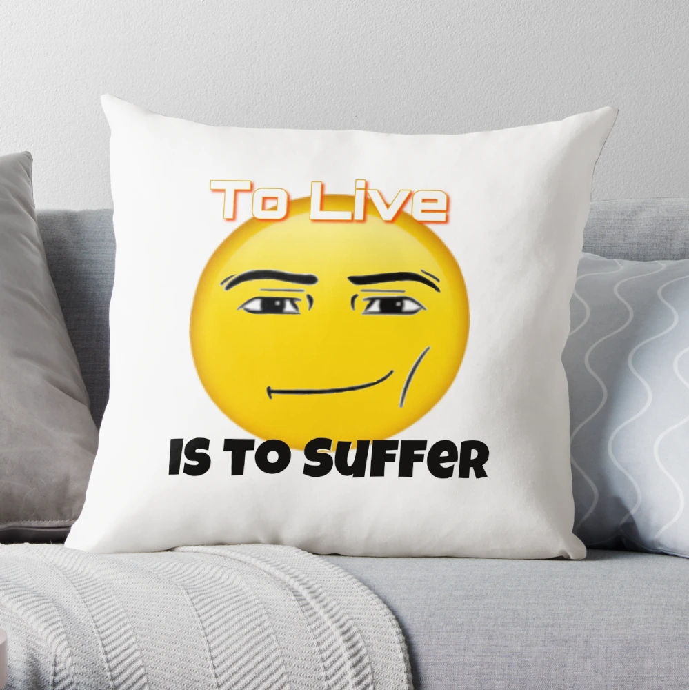 Man Face  Throw Pillow for Sale by Needlessworks