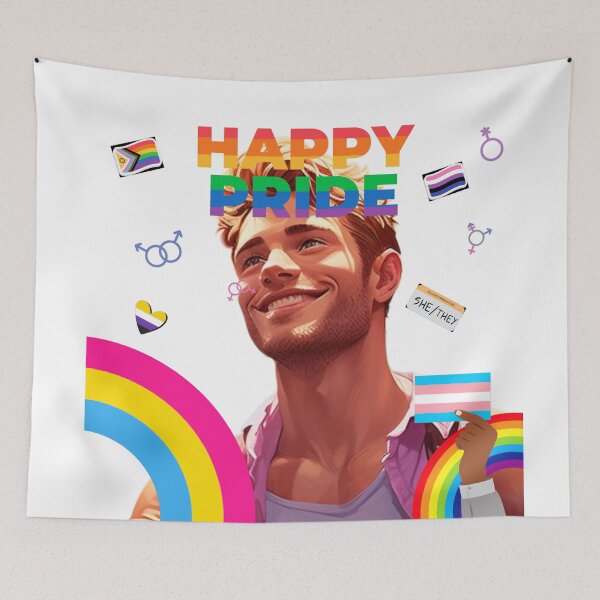 Item preview, Happy Pride 0011 designed and sold by ajsloan.