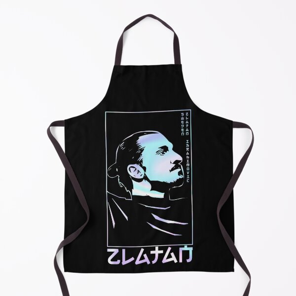 Item preview, Zlatan Ibrahimovic holographic Style Portrait art illustration designed and sold by 442workshop.