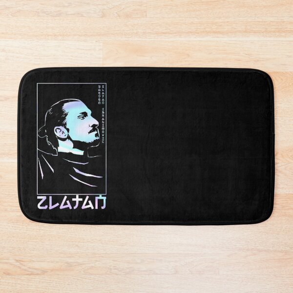 Item preview, Zlatan Ibrahimovic holographic Style Portrait art illustration designed and sold by 442workshop.