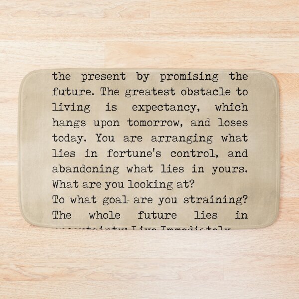 Item preview, The greatest obstacle - Seneca Poem - Literature - Typewriter Print - Vintage designed and sold by Studio Grafiikka.