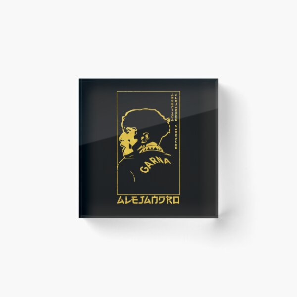 Item preview, Alejandro Garnacho Golden Style Portrait art illustration designed and sold by 442workshop.