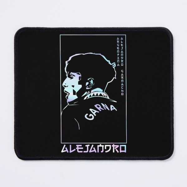 Item preview, Alejandro Garnacho holographic Style Portrait art illustration designed and sold by 442workshop.