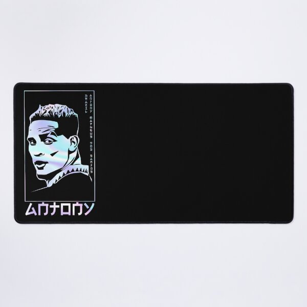Item preview, Antony holographic Style Portrait art illustration designed and sold by 442workshop.