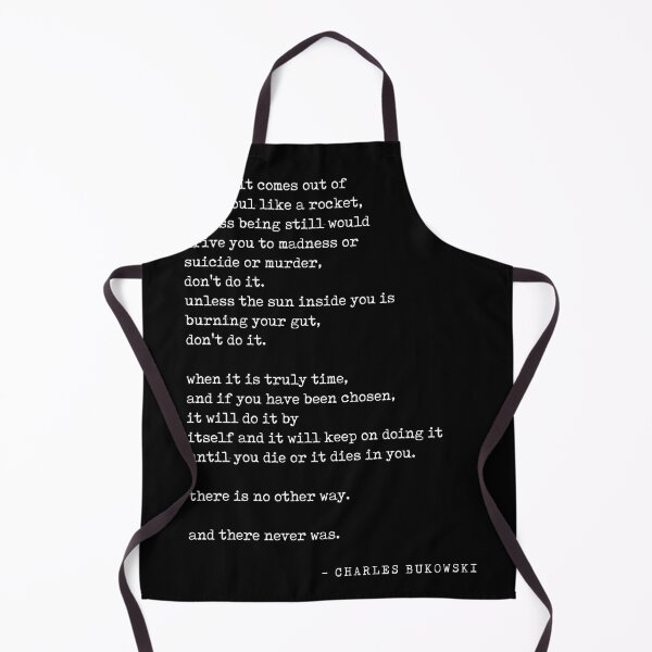 Item preview, It will do it by itself - Charles Bukowski Poem - Literature - Typewriter Print - Black designed and sold by Studio Grafiikka.