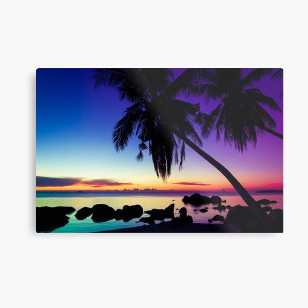 Fantasy sunset landscape Thailand Metal Print