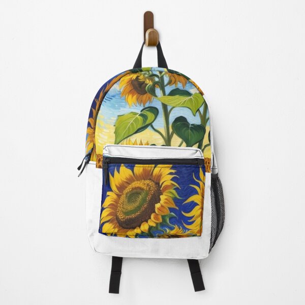Item preview, Sunflowers Inspired by Nature Backpack designed and sold by ElminioBrothers.