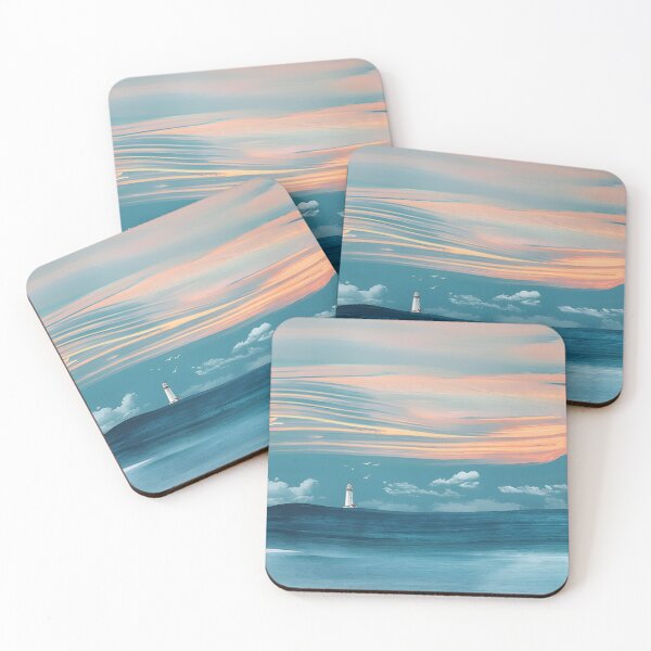Item preview, Light house at ocean designed and sold by stickerbuddy01.