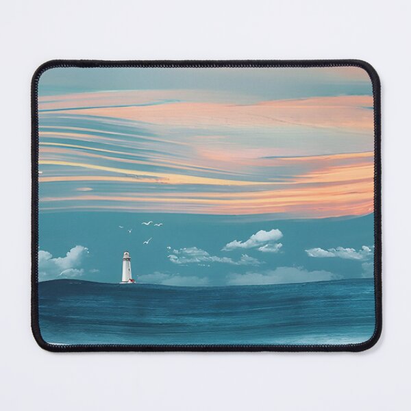 Item preview, Light house at ocean designed and sold by stickerbuddy01.
