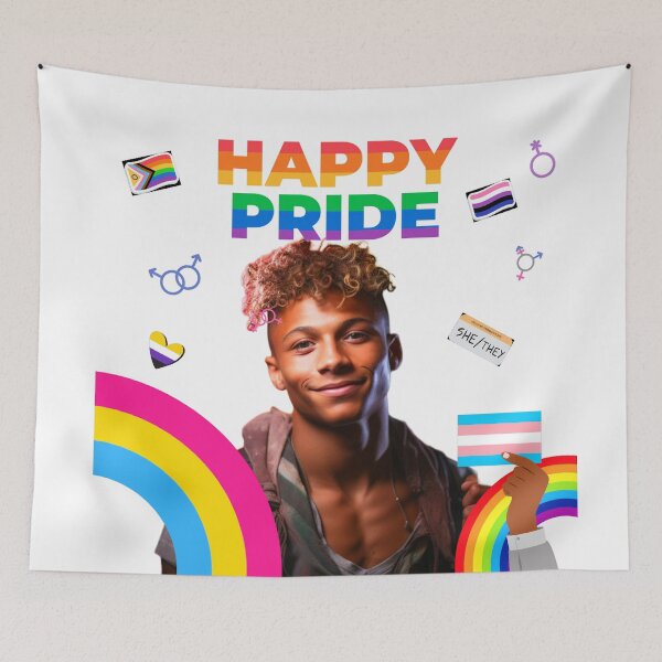 Item preview, Happy Pride 0014 designed and sold by ajsloan.