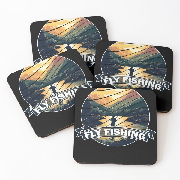 Item preview, Trout Fishing in the River Vintage-inspired Fly Fishing Art designed and sold by Cedinho.