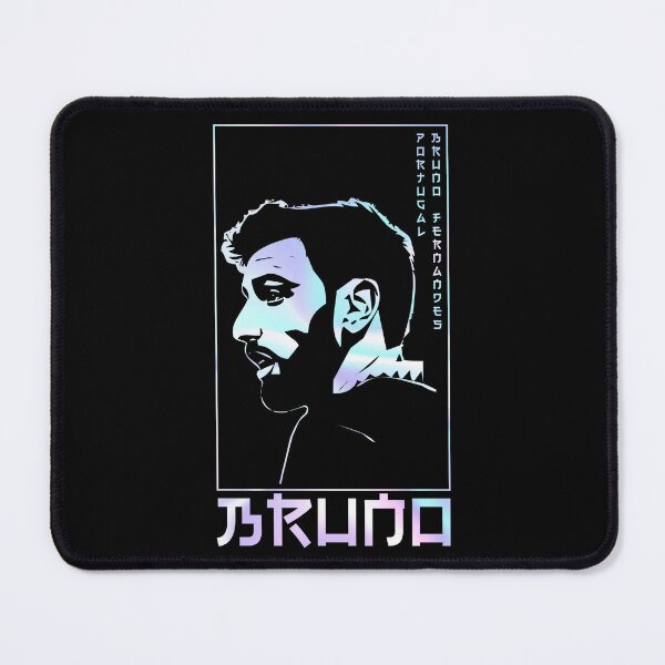 Item preview, Bruno Fernandes holographic Style Portrait art illustration designed and sold by 442workshop.