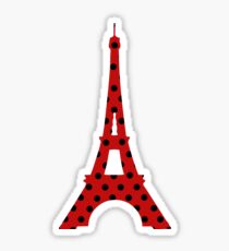 Maraculous Ladybug Eiffel Tower Sticker