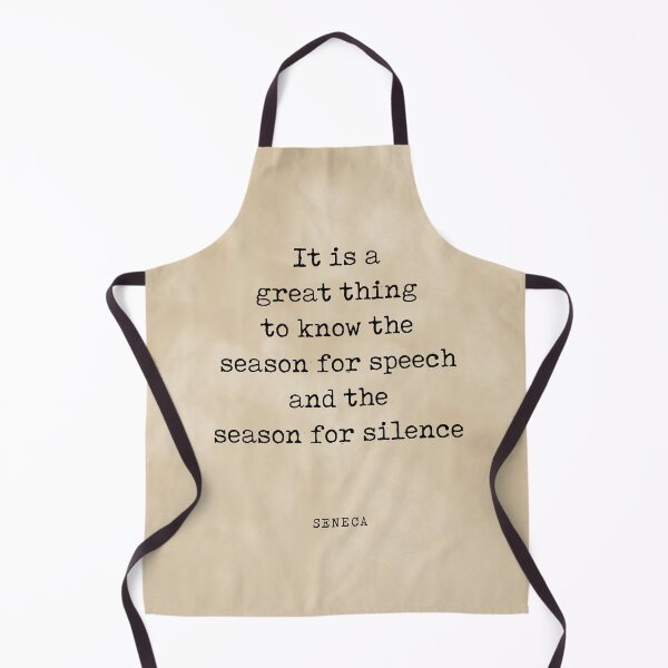 Item preview, Season For Speech And Silence - Seneca Quote - Literature - Typewriter Print - Vintage designed and sold by Studio Grafiikka.