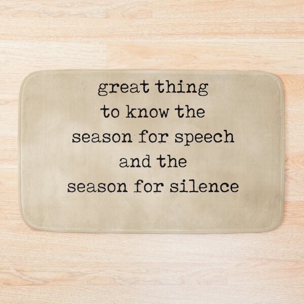 Item preview, Season For Speech And Silence - Seneca Quote - Literature - Typewriter Print - Vintage designed and sold by Studio Grafiikka.