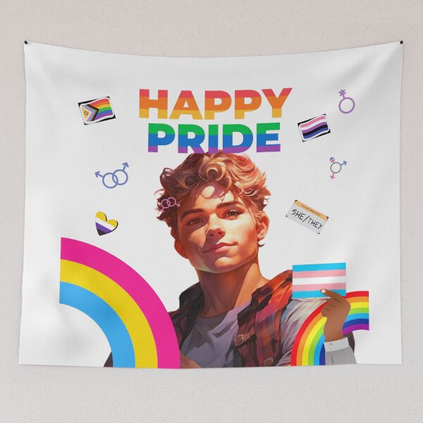 Item preview, Happy Pride 0015 designed and sold by ajsloan.