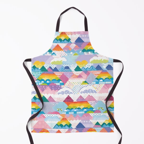 Artikelvorschau, Rainbow Peaks: Boho Minimalist Mountain entworfen und verkauft von Cosmic-Canvases.