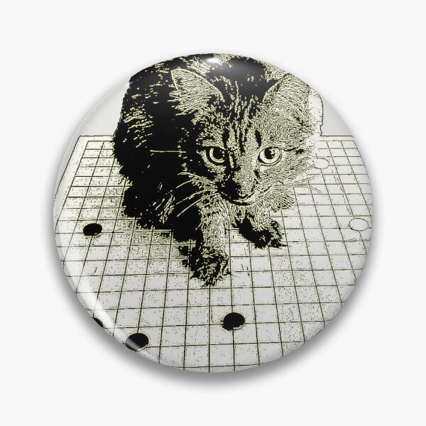 Item preview, Goban Cat (Inked, B&W) designed and sold by Gidman77.