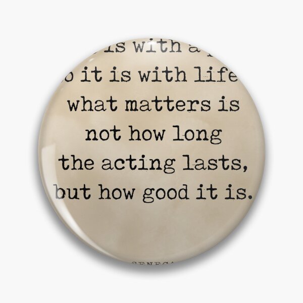 Item preview, As it is with a play - Seneca Quote - Literature - Typewriter Print - Vintage designed and sold by Studio Grafiikka.