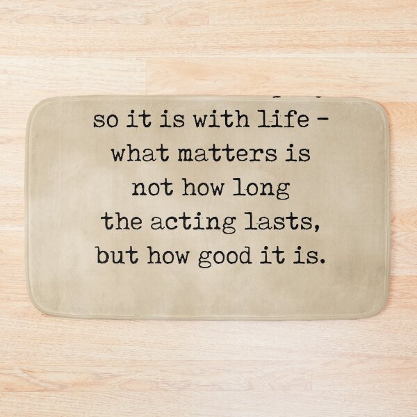 Item preview, As it is with a play - Seneca Quote - Literature - Typewriter Print - Vintage designed and sold by Studio Grafiikka.