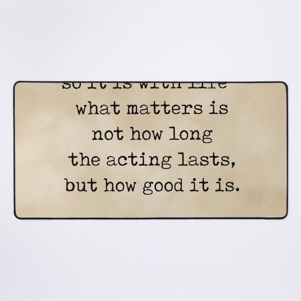 Item preview, As it is with a play - Seneca Quote - Literature - Typewriter Print - Vintage designed and sold by Studio Grafiikka.
