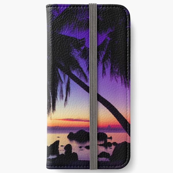 Fantasy sunset landscape Thailand iPhone Wallet
