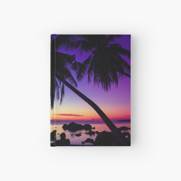 Fantasy sunset landscape Thailand Hardcover Journal