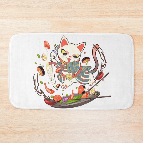 Item preview, Cute Samurai Cat T-Shirt designed and sold by FelixantosArt.