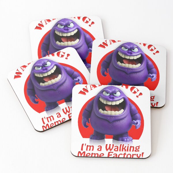 Item preview, Grimace-Warning: I'm a walking meme factory designed and sold by printroute.