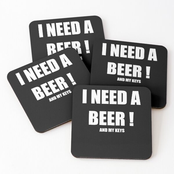 Item preview, I Need A Beer! And My Keys Tshirt designed and sold by Tom Shirtz.