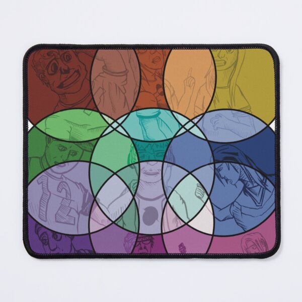 Item preview, Overlapping characters   designed and sold by HazelBergna.
