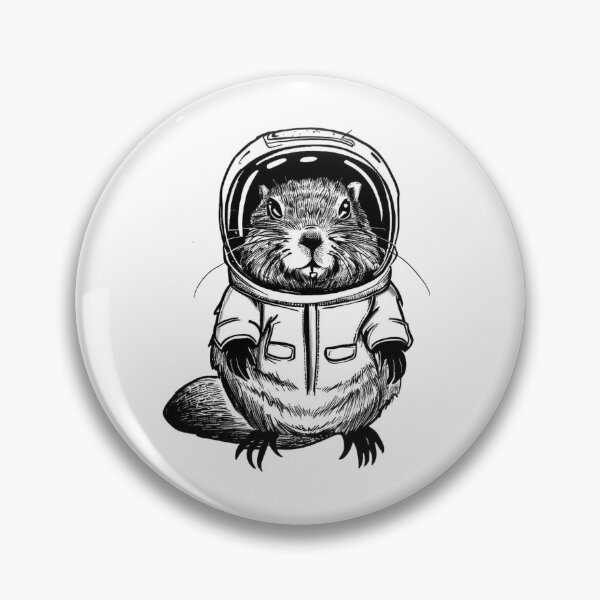 Item preview, Little groundhog dressed in an astronaut suit designed and sold by GroundhogMs.
