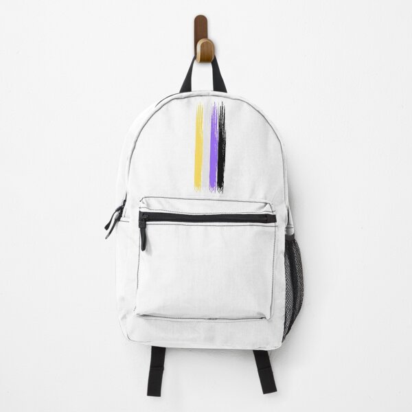Item preview, Pride Collection - Nonbinary Pride Flag (Paint Streak/Vertical)  designed and sold by T-WoodCreations.