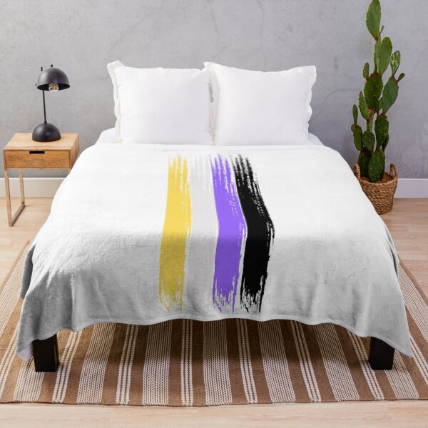 Item preview, Pride Collection - Nonbinary Pride Flag (Paint Streak/Vertical)  designed and sold by T-WoodCreations.