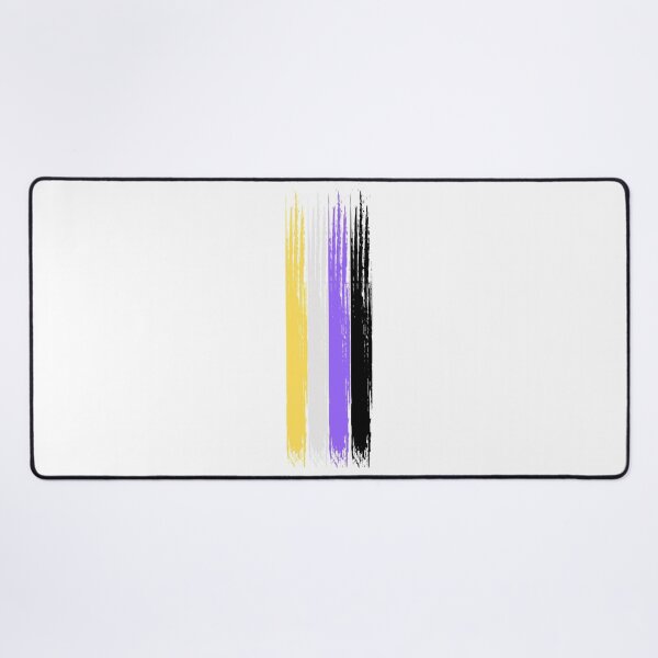 Item preview, Pride Collection - Nonbinary Pride Flag (Paint Streak/Vertical)  designed and sold by T-WoodCreations.
