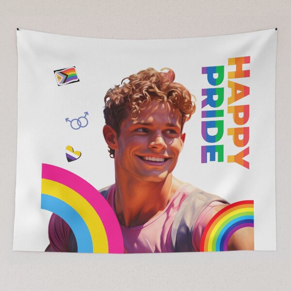 Item preview, Happy Pride 0018 designed and sold by ajsloan.