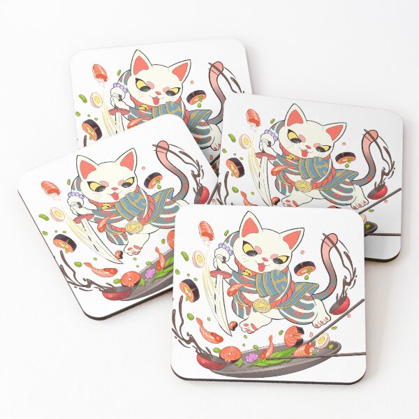 Item preview, Cute Samurai Cat T-Shirt designed and sold by FelixantosArt.